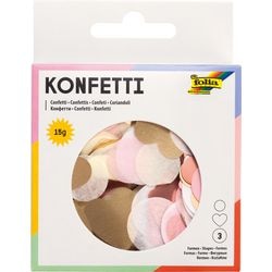 Konfetti Folia Love Papier mehrfarbig