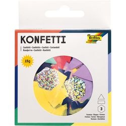 Konfettifolie, modernes, schickes Papier, mehrfarbig