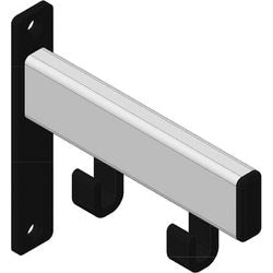 Vepa bins Wandgarderobe 31184057 Aluminium, Nylon silber