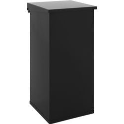 Dutchdesign Treteimer 31709809 pulverbeschichtetes Aluminium schwarz