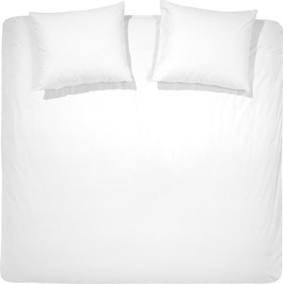 Cinderella Morning Bettbezug – 2 Personen – Flanell – Einzelbetten – 240 x 200 220 cm – weiß + 2 Kissenbezüge 60 x 70