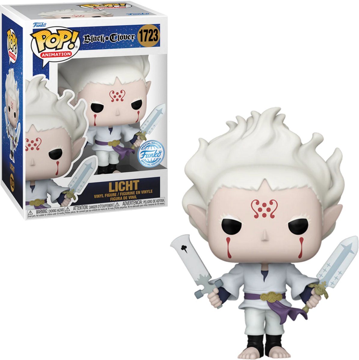 Funko-Pop! Animation: Schwarzklee - Licht #1723 cc exklusiv