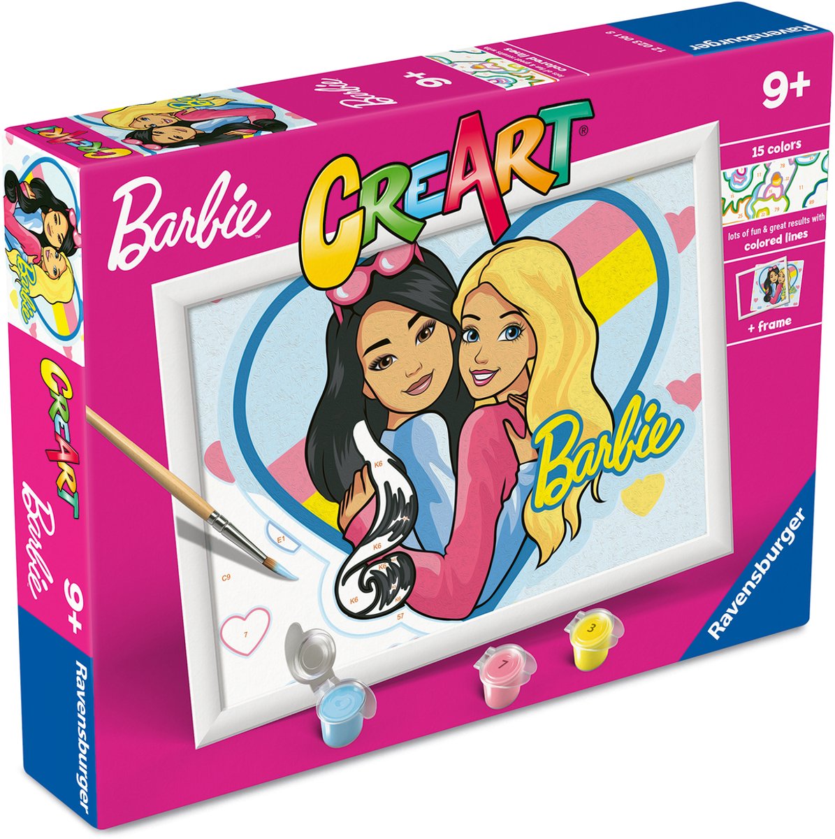 Ravensburger Creart Malen nach Zahlen – Barbie-Duo