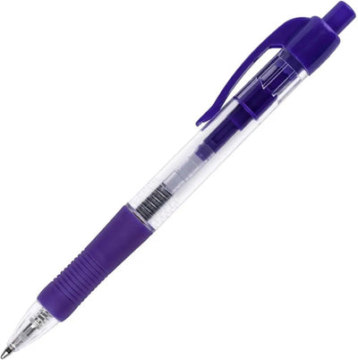 Q-Connect Kugelschreiber, einziehbar, 0,7 mm, mittlere Spitze, blau, Schachtel mit 10 Stück