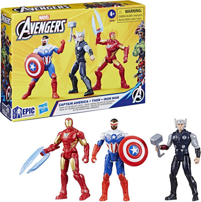 Team-Up der epischen Heldenserie Marvel Avengers – Actionfiguren