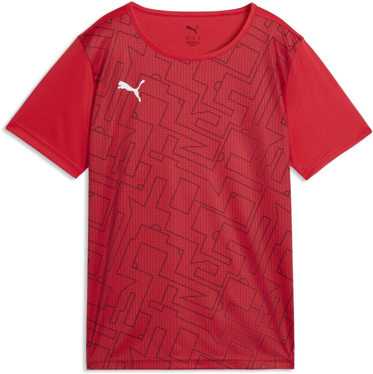 Puma Individualrise Graphic Jersey Jr Jungen-Sportshirt – Red-Team Regal Red