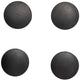 Maul Magnet massiv rund 4 Stück 1,5 kg Kunststoff Ferrit bruchsicher ø 3,8 x 1,25 cm schwarz