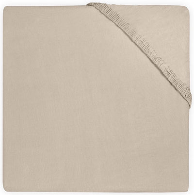 Jollein – Baby-Spannbettlaken aus Jersey (Nougat) – Baumwolle – 60 x 120 cm