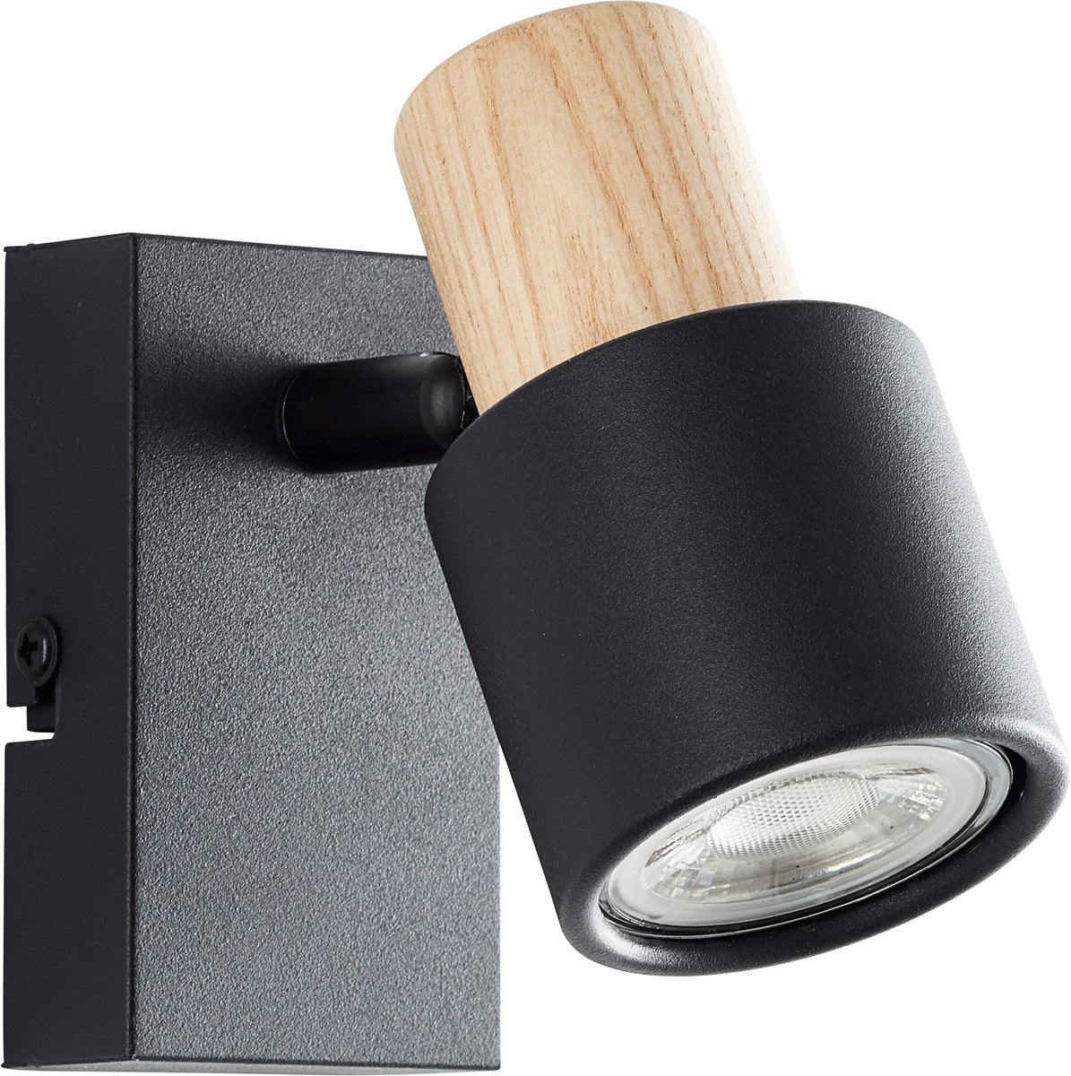 Brilliant Pini – Wandleuchte – Gu10 max. 1 x 10 W – schwarzes Holz
