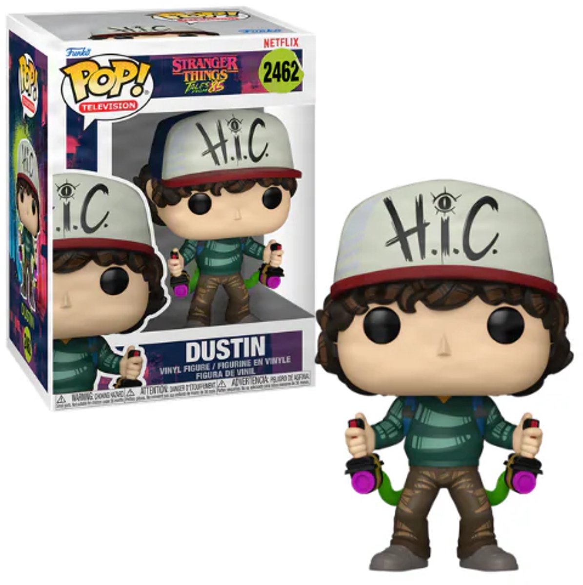 Funko-Pop! Fernsehen: Fremde Dinge aus dem Jahr 1985 – Dustin #2462