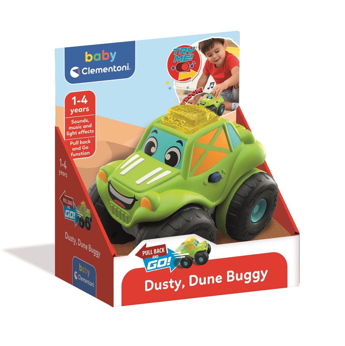 Clementoni Baby-Rückziehbuggy mit Sound
