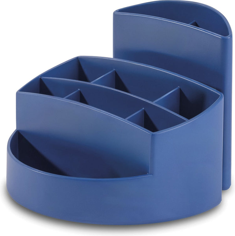 Han Bleistiftbox – Rondo Karma – 9 Fächer – Blau – 100 % recyceltes Material – ha-17468-16
