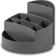 Han Bleistiftbox – Rondo Karma – 9 Fächer – Grau – 100 % recyceltes Material – ha-17468-18