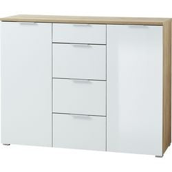 Wandschrank Germania 3982-242 Melamin weiß