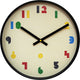 Nexttime nxt bit – Wanduhr – 35 cm – ABS – schwarz mehrfarbig – geräuschlos