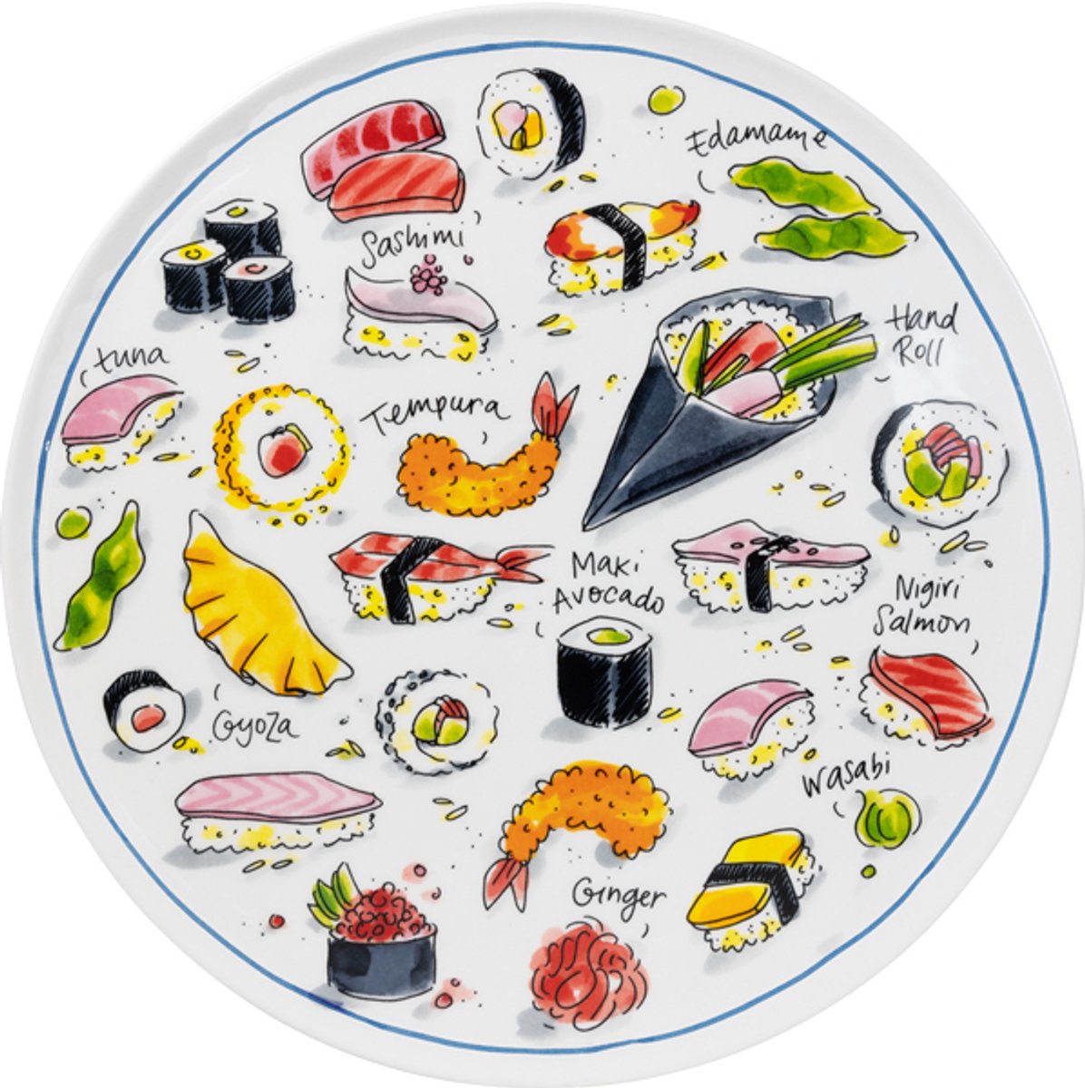 Blond Amsterdam, Sushi: Servierschale 31 cm