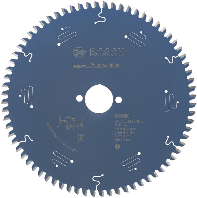 Bosch Kreissägeblatt Experte für Holz 184x16x2,6 1,6x56 t