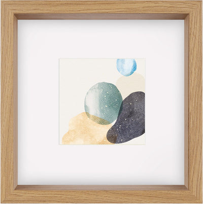 Walther-Form – 3D-FSC-Holzrahmen – Fotogröße 25 x 25 cm – Kunstglas – Eiche
