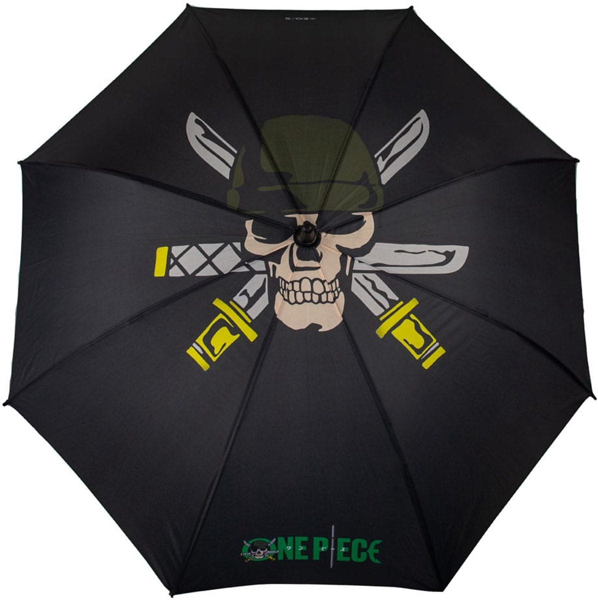 Cinereplicas einteiliger Regenschirm Zoro schwarze Schwertschirme