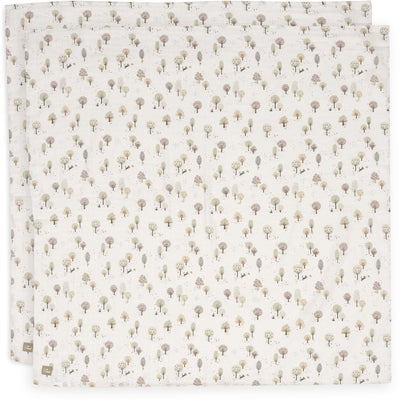 Jollein hydrophiles Tuch groß – 115 x 115 cm – kleiner Park – 2 Stück