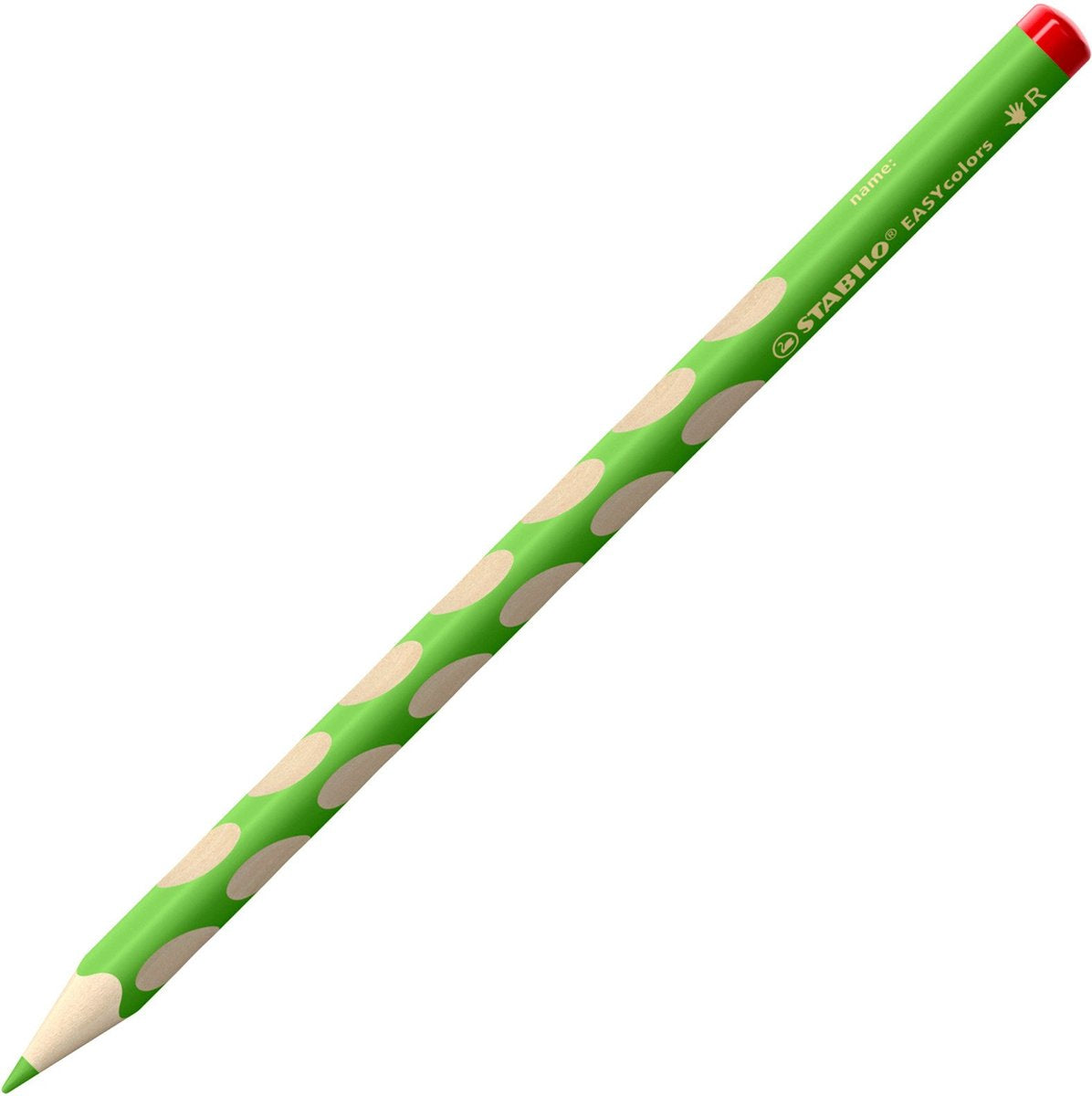 Stabilo easycolors – ergonomischer Buntstift – Rechtshänder – extra dicke 4,2 mm-Kerne – dunkelgrün