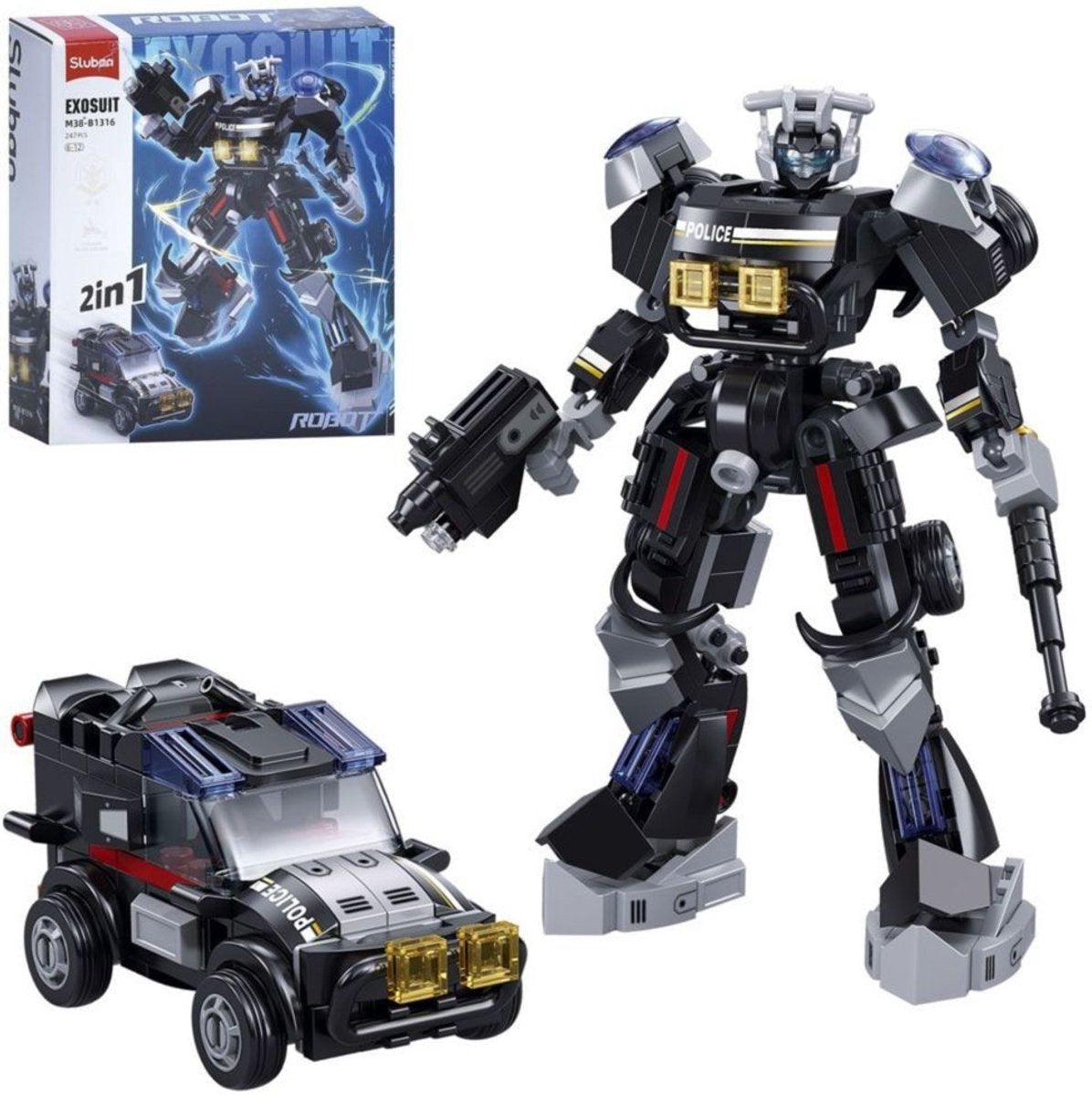 Sluban Autobots Polizeiauto (M38-B1316)