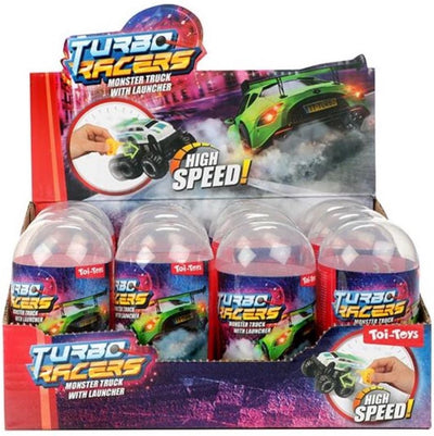 Monster Truck mit Schielder im Ei