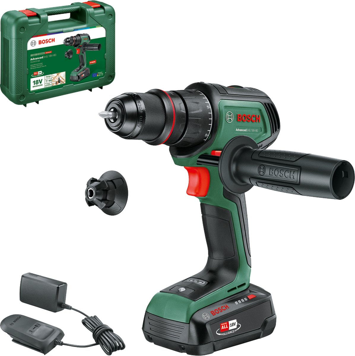 Bosch advanceddrill 18v-80 Quicksnap 06039e2001 Akku-Bohrschrauber 18,0 V