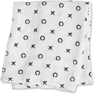 Lulujo – hydrophiles Tuch – Wickeltuch – Bambus – 120 x 120 cm – umarmt Küsse