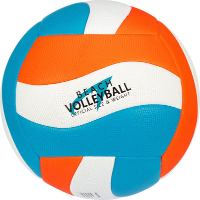 Avento Beachvolleyball - Smash Wave - Soft Touch - Orange Weiß