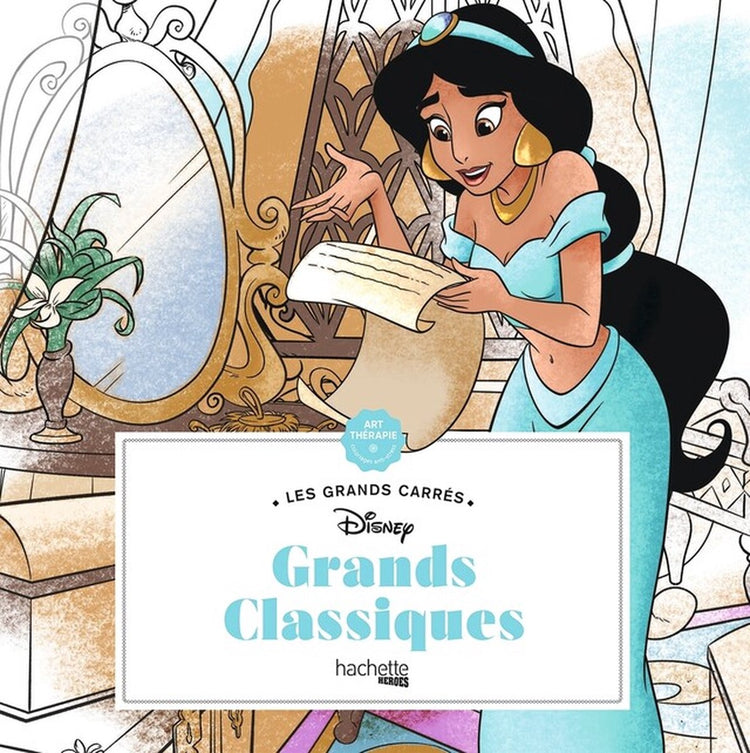 Hachette Heroes Les Grands Carres – Disney Grands Classiques – Hachette – Malbuch für Erwachsene