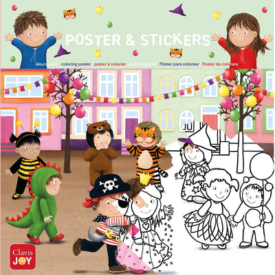 Clavis Joy Malplakat Luuk und Lotje. Es ist Karneval