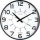 Unilux Pop Maxi-Uhr – Schwarz