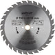 Wolfcraft - Kreissägeblatt 190x20mm - 30 Zähne - Sägeblatt für Kreissäge - Serie grün - 6376000