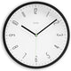 Hama Wanduhr - Capri - Quarz - Analog - Schwarz