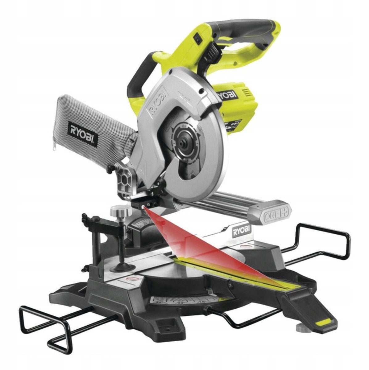 Ryobi One+ Serie – Akku-Kappsäge – 18 V – mit Laser – mobil