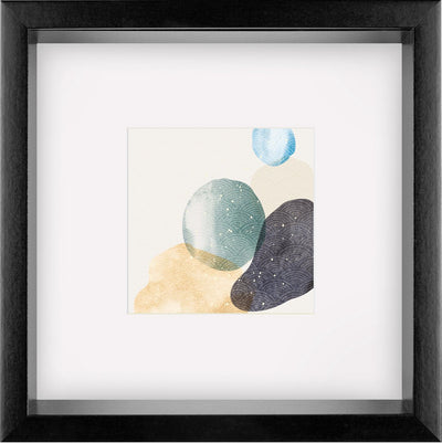 Walther-Form - 3D-FSC-Holzrahmen - Fotogröße 25x25 cm - Kunstglas - Schwarz