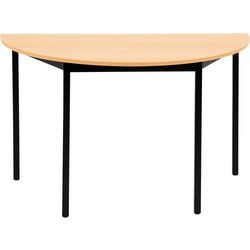 Halbrunder Tisch sodematub ft126dero-1111 Buche schwarz