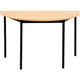 Halbrunder Tisch sodematub ft126dero-1111 Buche schwarz