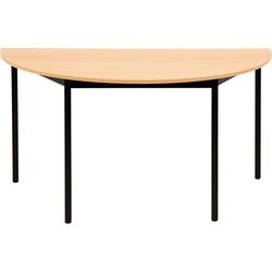 Halbrunder Tisch sodematub ft147dero-1111 Buche schwarz