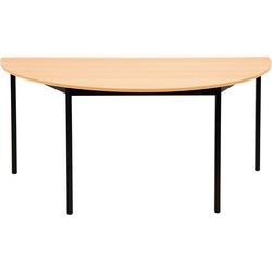 Halbrunder Tisch sodematub ft168dero-1111 Buche schwarz