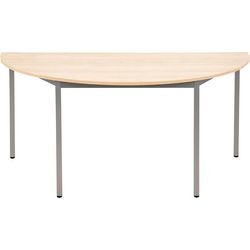Halbrunder Tisch Sodematub ft168dero-6515 Ahornsilber