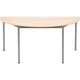 Halbrunder Tisch Sodematub ft168dero-6515 Ahornsilber
