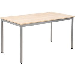 Tisch sodematub ft147rect-6515 Ahorn Silber
