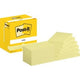 Selbstklebende Haftnotizen Post-it 655-cy 76x127mm einfarbig gelb