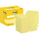Selbstklebende Haftnotizen Post-it 653-e 38x51mm einfarbig gelb