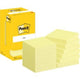 Selbstklebende Haftnotizen Post-it 654-cy 76x76mm einfarbig gelb