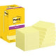 Super Haftnotizen Post-it 654-12ss-cy 76x76 mm einfarbig gelb