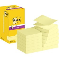 Super klebrige Z-Notes post_it r330-12sscy 76x76mm gelb