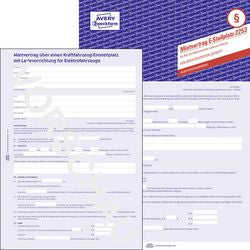 Mietvertrag Avery Zweckform 2253-5 Papier blau